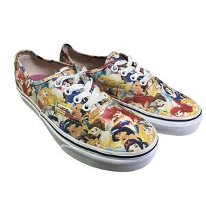 Vans x Disney Princess Authentic Shoes Women’s 6 Multicolor Rare Collab
